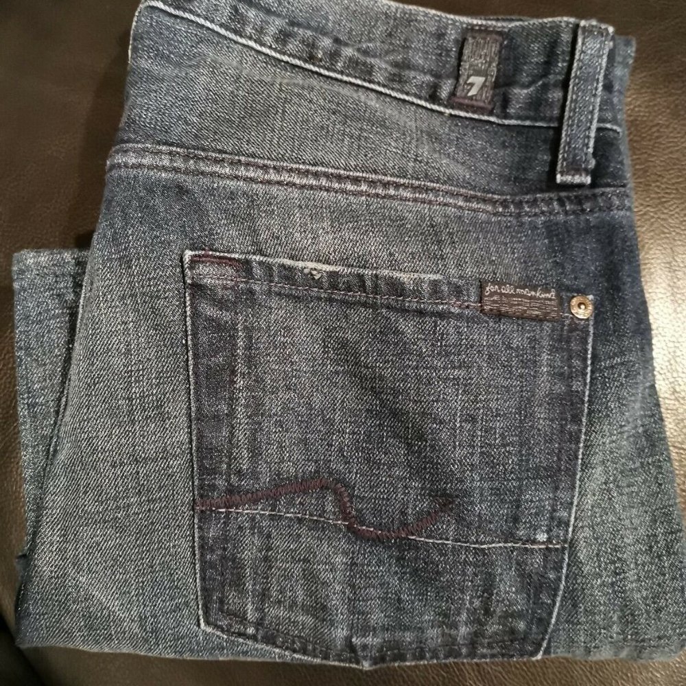 7 FOR ALL MANKIND Slimmy Straight Jeans 30x29 new
